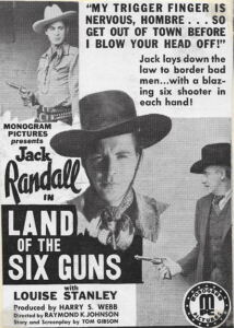 Land of the Six Guns-Filmplakat